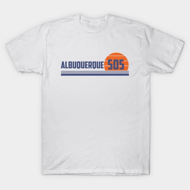 505 Albuquerque New Mexico Area Code T-Shirt by Eureka Shirts